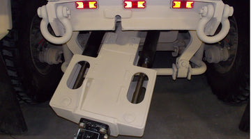 TeleSwivel articulating hitch, on FMTV 5-ton